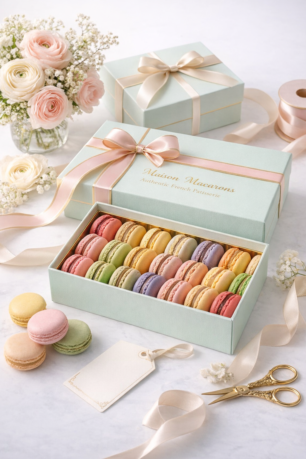 Elegant Gift Giving Macarons