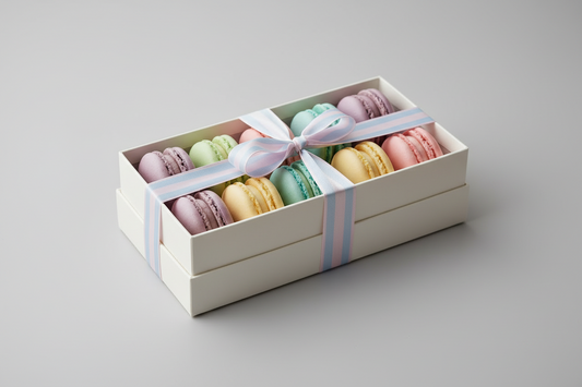 12 PC Box of - Easter  Pastel Macarons