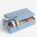 15-Piece Elegantly Curated Macaron Box — Tiffany Blue | Perfect Father's Day Gift