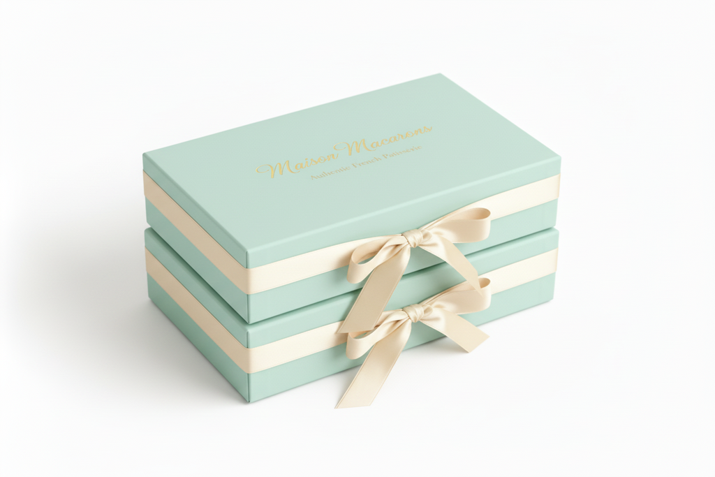 15-Piece Rose Lychee Macaron Box — Perfect Father's Day Gift