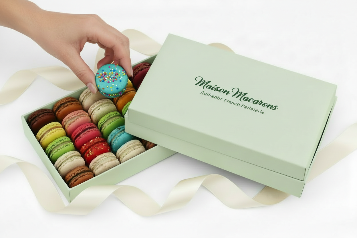 Build Your Own Macaron Box — 25-Piece | Perfect Father's Day Gift