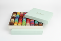 80-Piece Mixed Flavor Macaron Box — Perfect Father's Day Event Gift