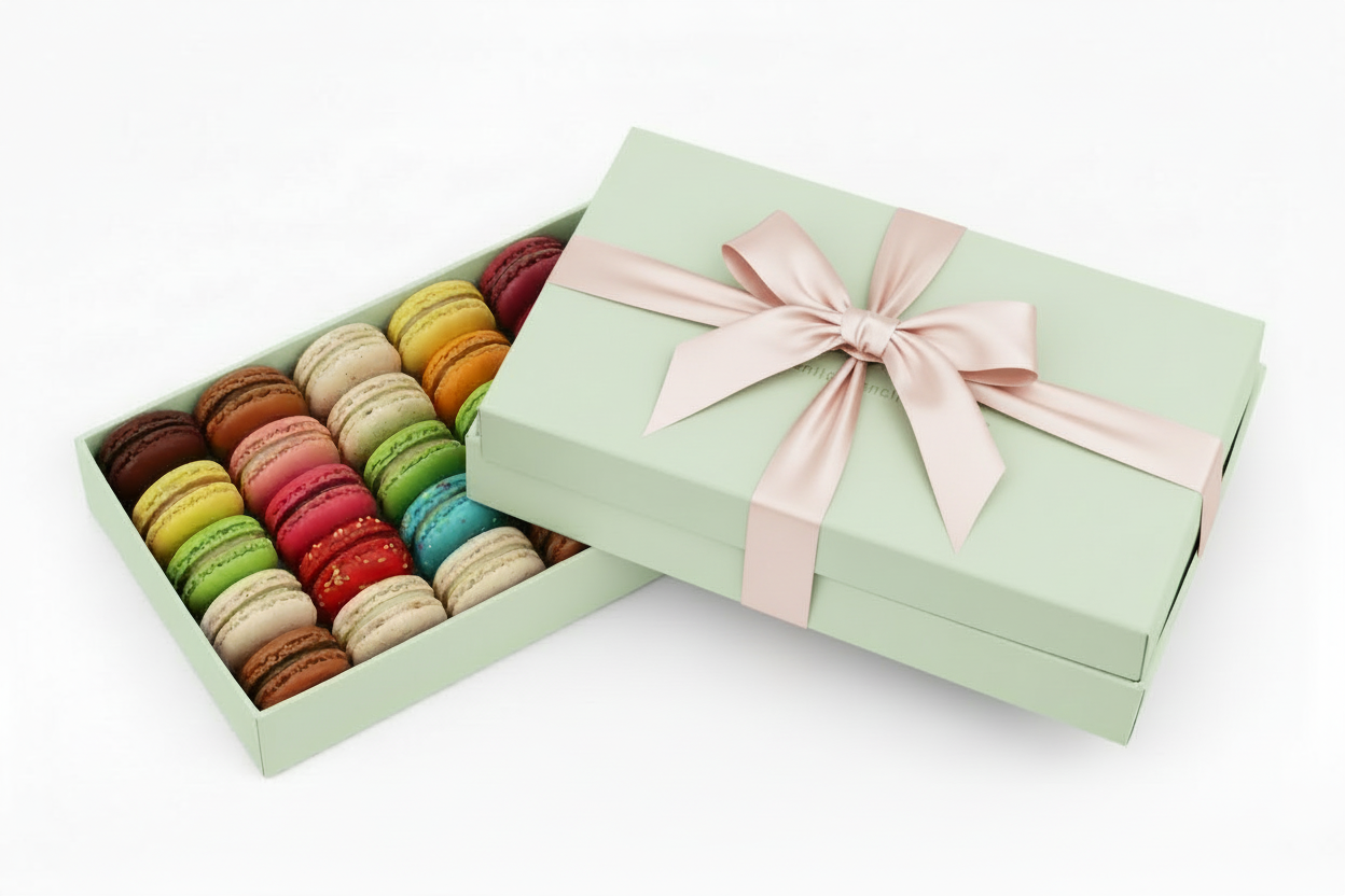 25-Piece Mixed Flavor Macaron Box — Perfect Mother's Day Gift