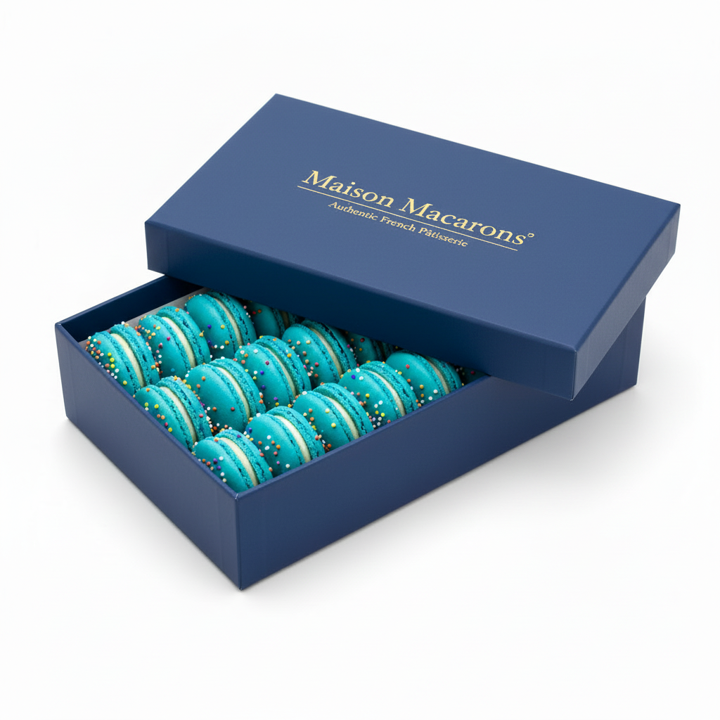 15-Piece Box of Birthday Cake Macarons