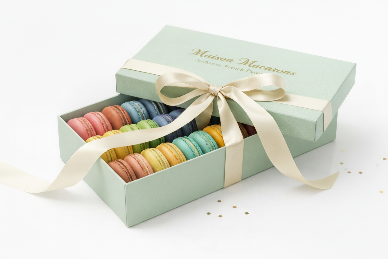 Maison Macarons Gift Box - Clean Studio